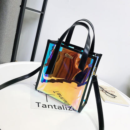 Laser Bag Transparent Handbag - DunbiBeauty, LLC