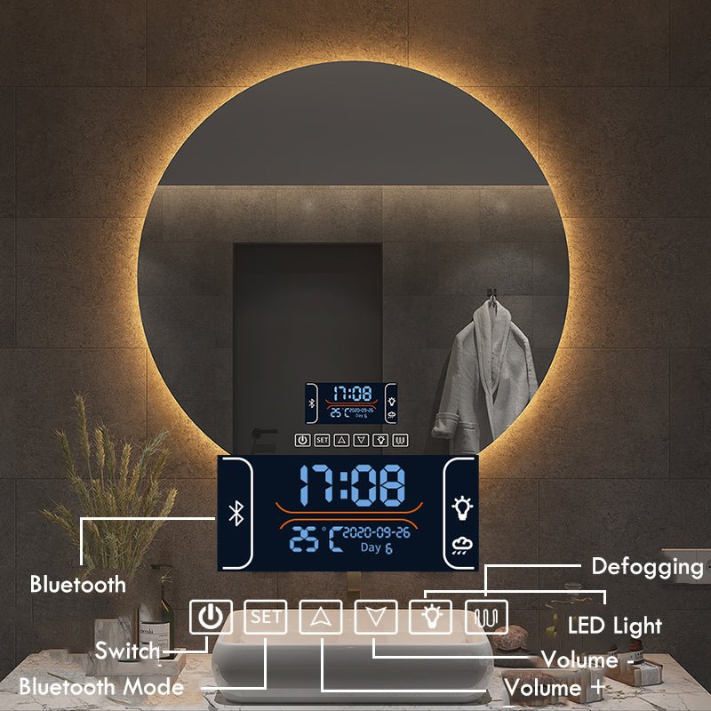 LED Bathroom Mirror - DunbiBeauty, LLC