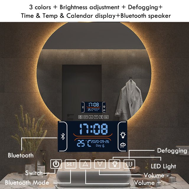 LED Bathroom Mirror - DunbiBeauty, LLC