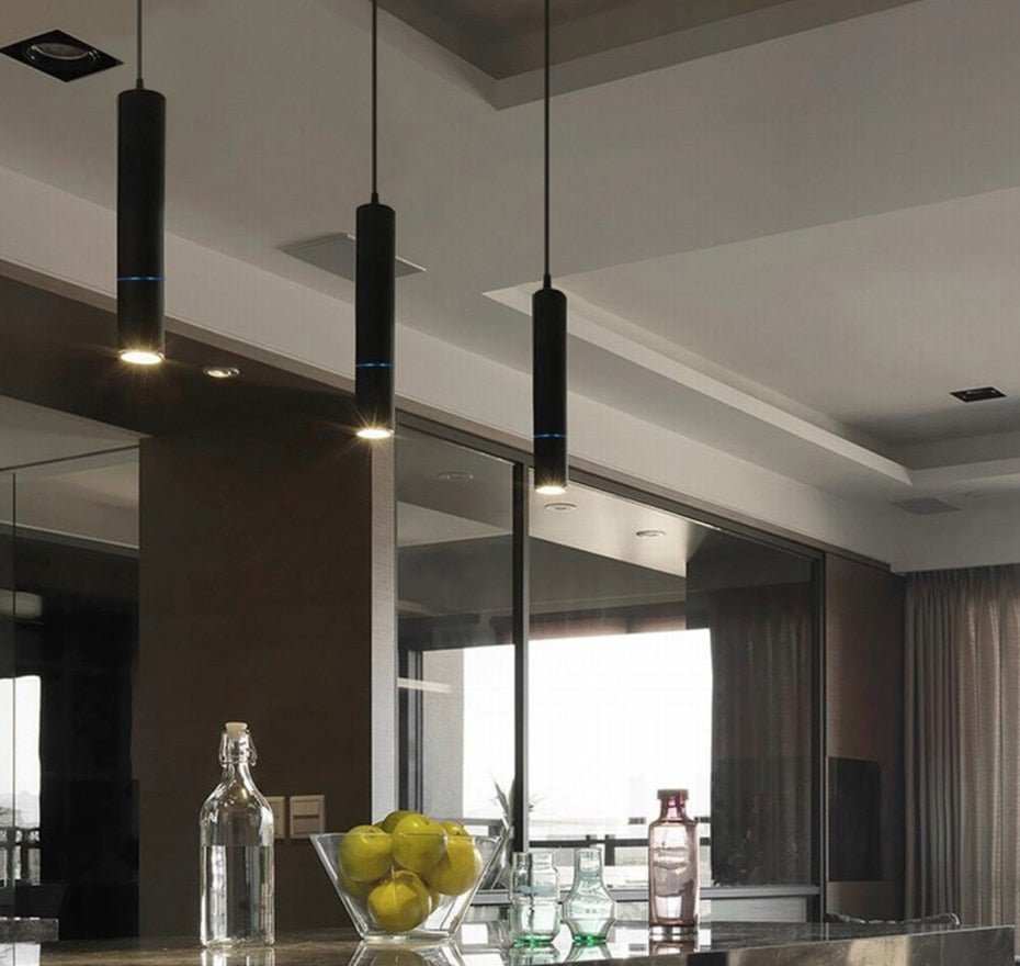 LED Modern Pendant Light tube Macaron Pendant Lamp Counte stroe Room Kitchen light fixtures hanglamp luminaire - DunbiBeauty, LLC