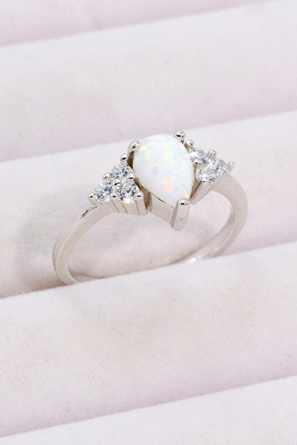 Limitless Love Opal and Zircon Ring - DunbiBeauty, LLC