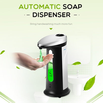 Liquid Soap Dispenser 400Ml Automatic ABS Intelligent Touchless Sensor Induction Hand Washer for Kitchen Bathroom Equipment - DunbiBeauty, LLC