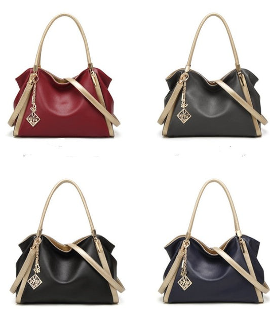 Litchi Pattern Handbags - DunbiBeauty, LLC