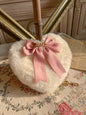 Lolita Heart Pearl Chain Plush Tote - DunbiBeauty, LLC