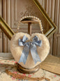 Lolita Heart Pearl Chain Plush Tote - DunbiBeauty, LLC