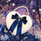 Lolita Heart Pearl Chain Plush Tote - DunbiBeauty, LLC