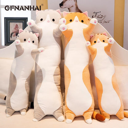 Long Animal Cat Plush Toys - DunbiBeauty, LLC