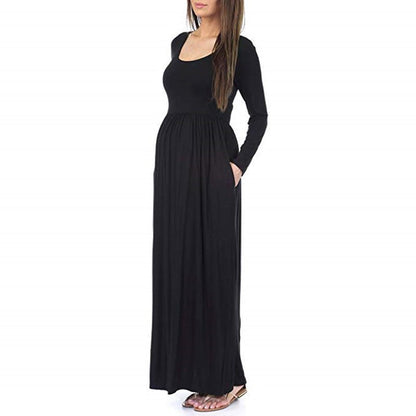 Long Sleeved Maternity Dress and Nursing - DunbiBeauty, LLC