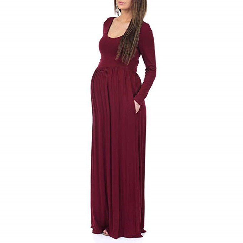 Long Sleeved Maternity Dress and Nursing - DunbiBeauty, LLC