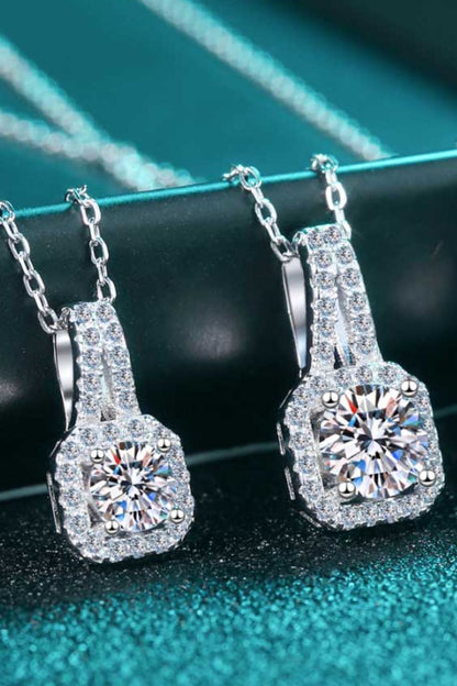 Look Amazing 2 Carat Moissanite Pendant Necklace - DunbiBeauty, LLC