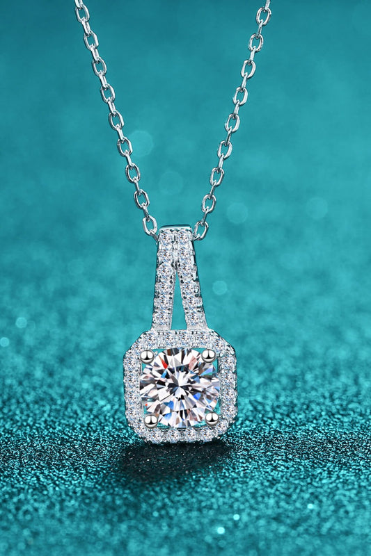 Look Amazing 2 Carat Moissanite Pendant Necklace - DunbiBeauty, LLC