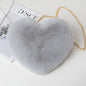 Love Bags For Women Plush Chain Shoulder Bags Valentine's Day Party Bag - DunbiBeauty, LLC