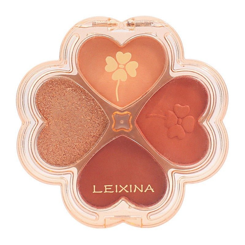 Lucky Clover Eyeshadow Palette for Beginners Pearlescent Matte Daily Natural Nude Long-lasting Makeup - DunbiBeauty, LLC