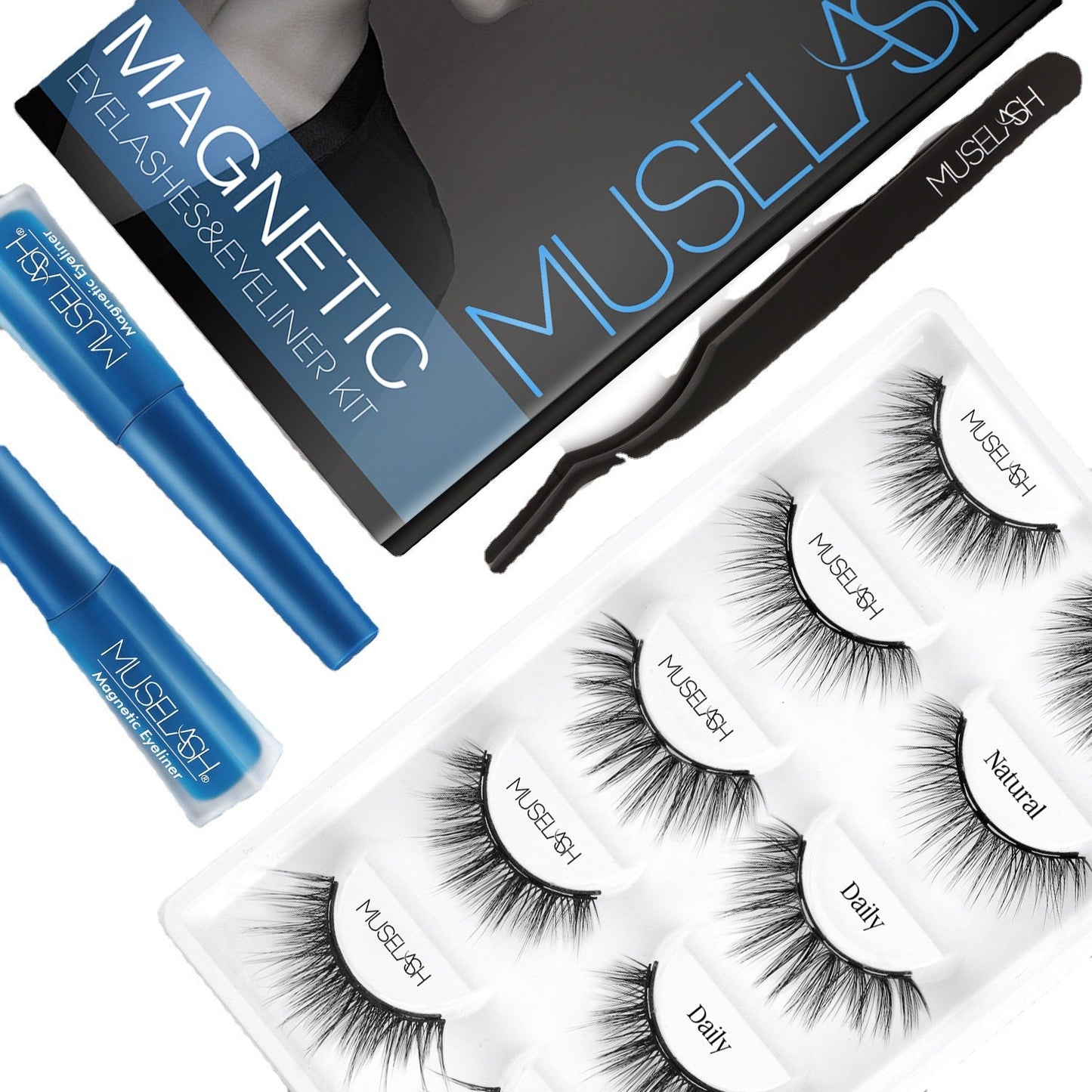 Magnetic False Eyelash Set Liquid - DunbiBeauty, LLC