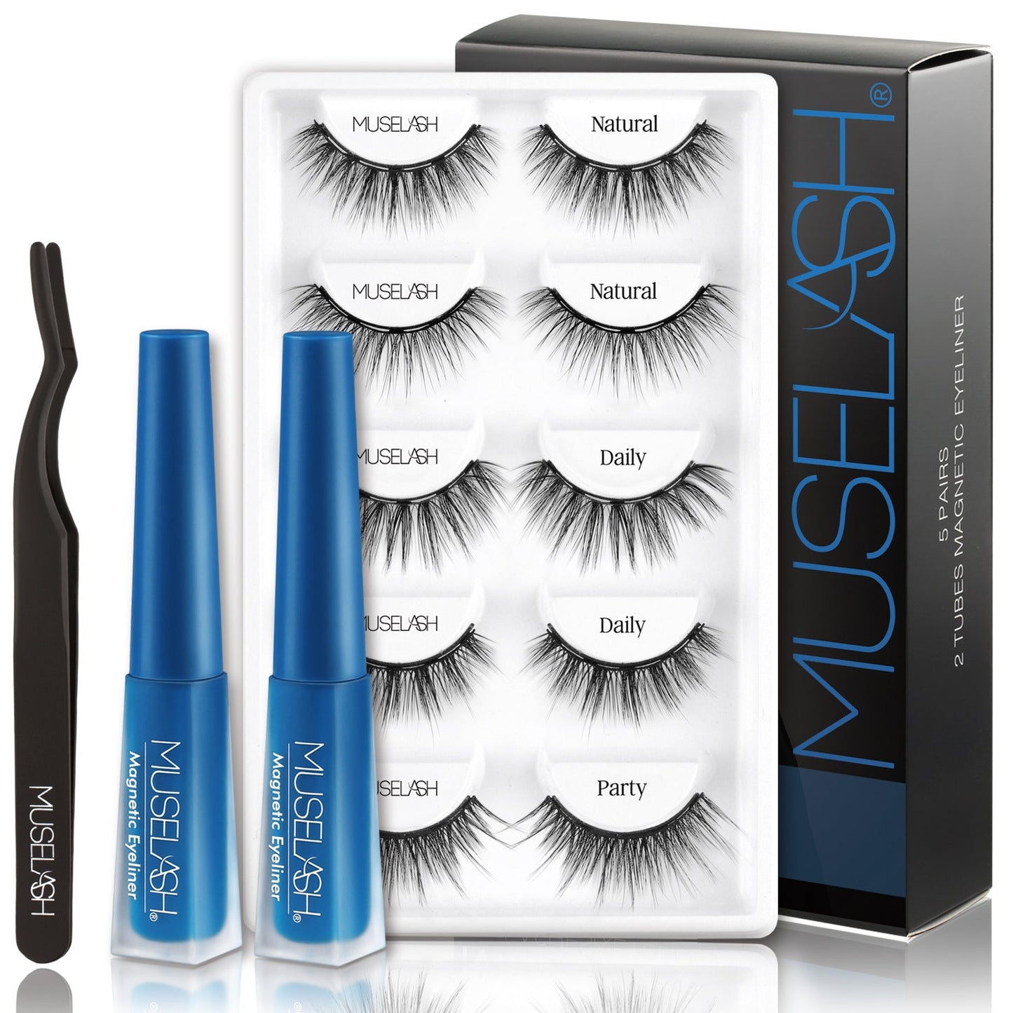 Magnetic False Eyelash Set Liquid - DunbiBeauty, LLC