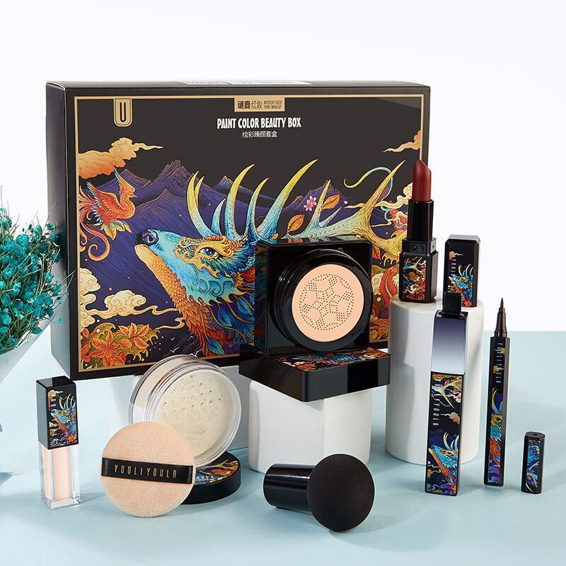 Makeup Set, Seven-Piece Set, Student Novice Beginner Cosmetic Set - DunbiBeauty, LLC