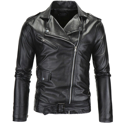 Man Leather Jacket Men Jackets Winter Coat - DunbiBeauty, LLC