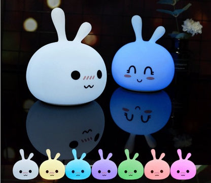 Marshmallow Bunny LED Night Light - DunbiBeauty, LLC