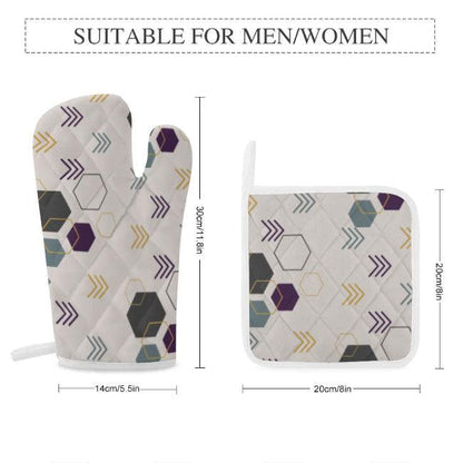 Oven Mitts and Pot Holders Sets(Set Of 4) SupDropshipping