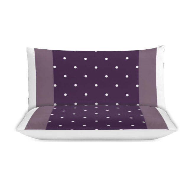 Polka Dot Stripe 3-Piece Bedding Set (1 Duvet Cover + 2 Pillowcase) SupDropshipping