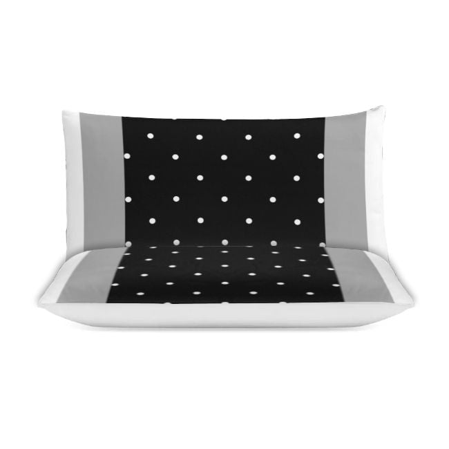 Polka Dot Stripe 3-Piece Bedding Set (1 Duvet Cover + 2 Pillowcase) SupDropshipping