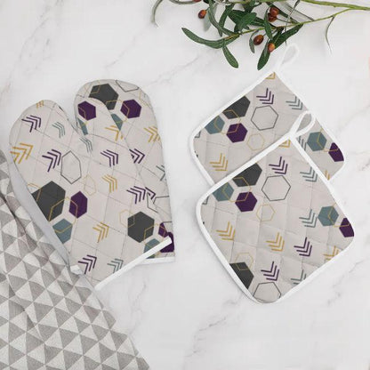 Oven Mitts and Pot Holders Sets(Set Of 4) SupDropshipping