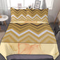 Yellow Geometric Galaxy 3-Piece Bedding Set (1 Duvet Cover + 2 Pillowcase) SupDropshipping